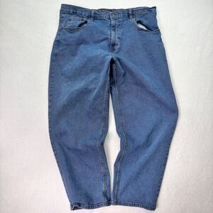 Architect Men's Relaxed Fit Jeans 38x30 Light Wash Blue Denim